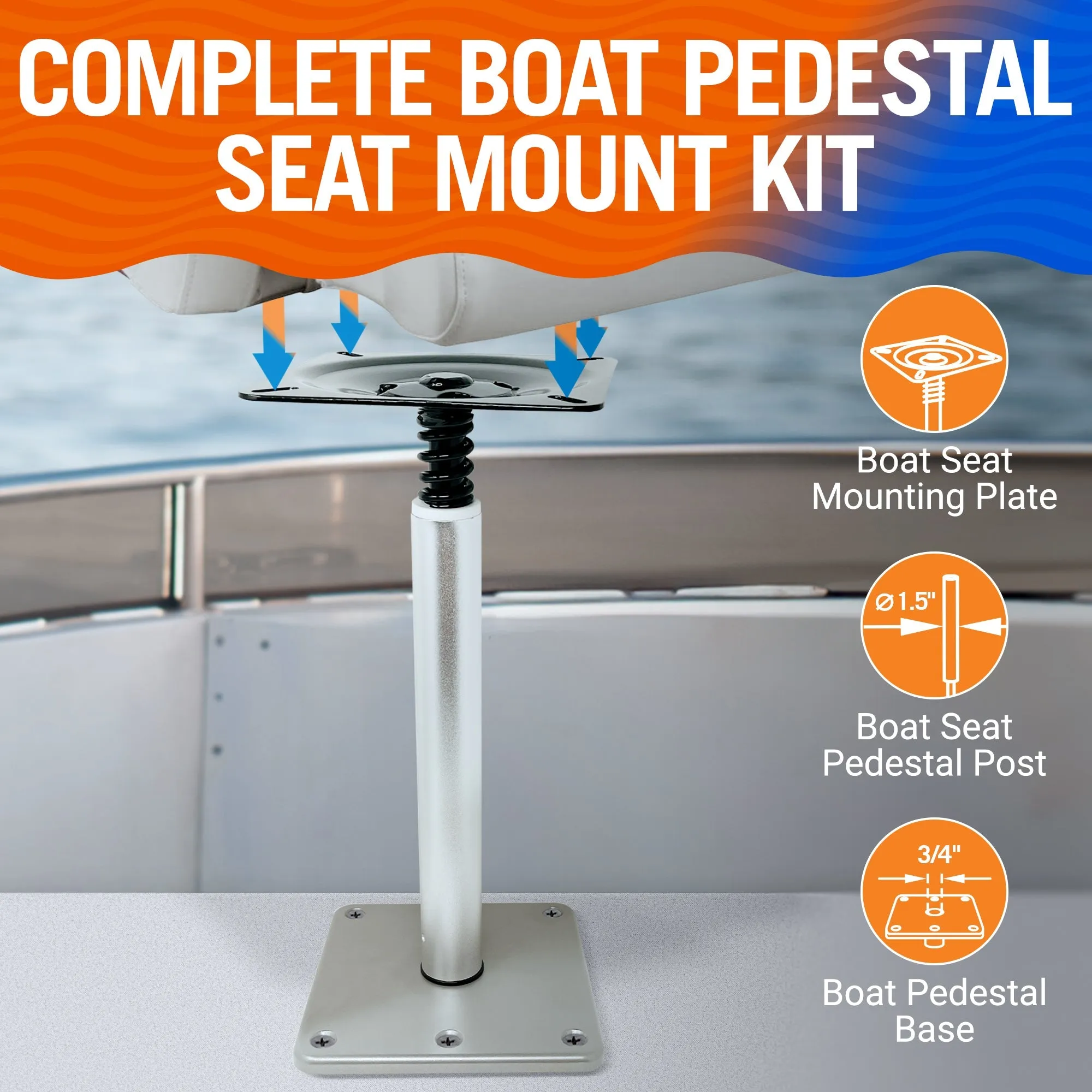 Boat Pedestal Seat Package Boat Seat Kit