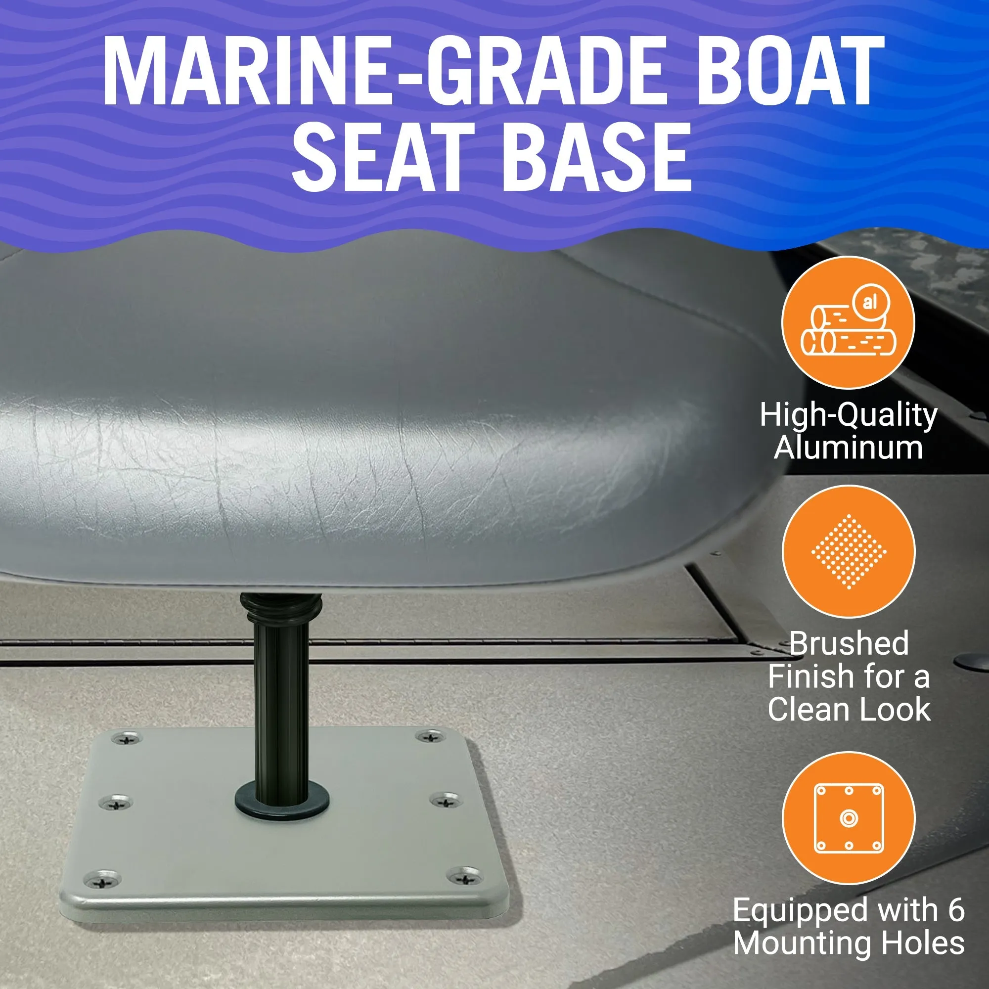 Boat Seat Pedestal Base Plate