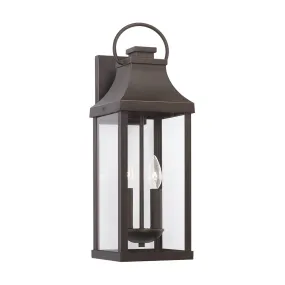 Bradford Coastal Outdoor Wall Lantern - 20.75" Oiled Bronze