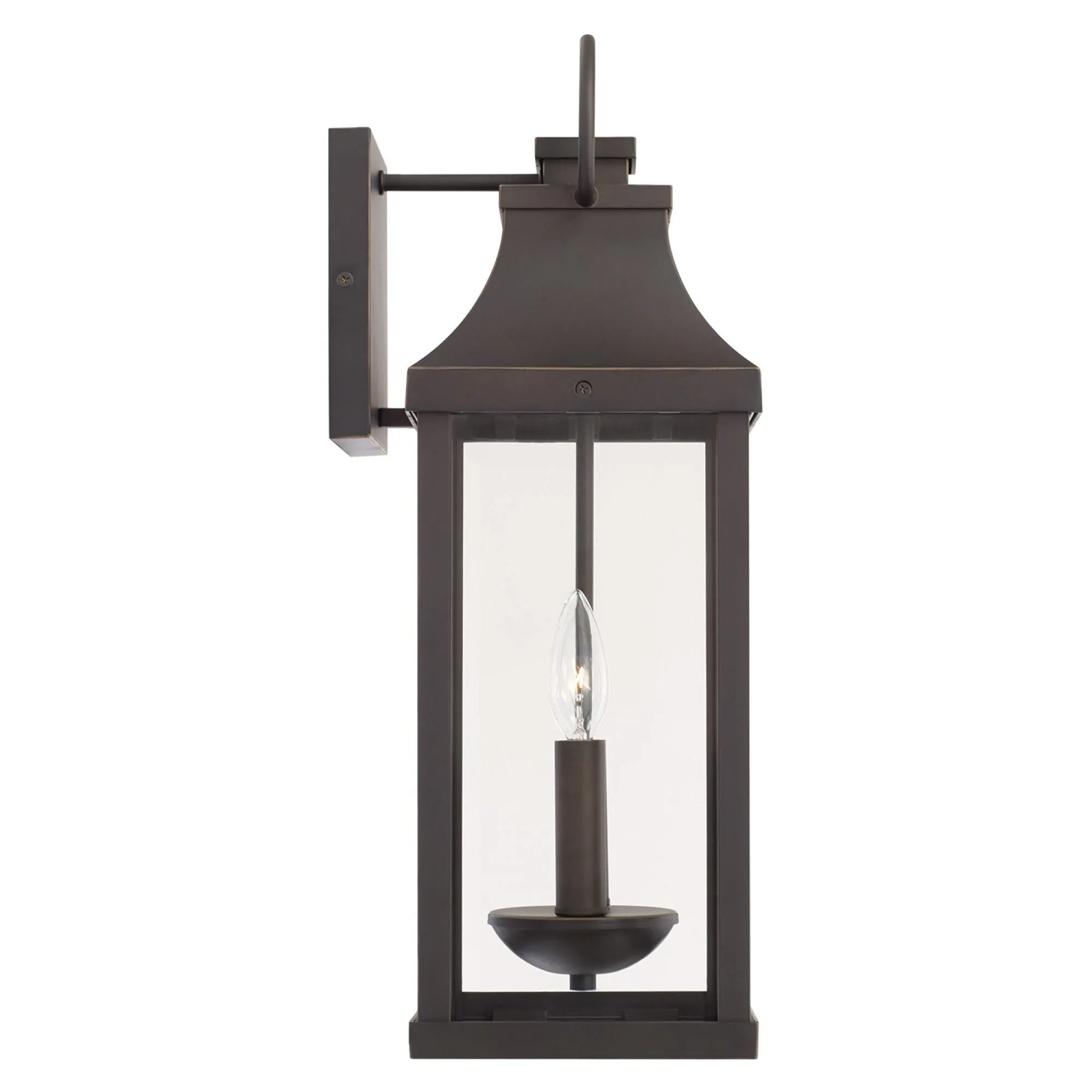 Bradford Coastal Outdoor Wall Lantern - 20.75" Oiled Bronze