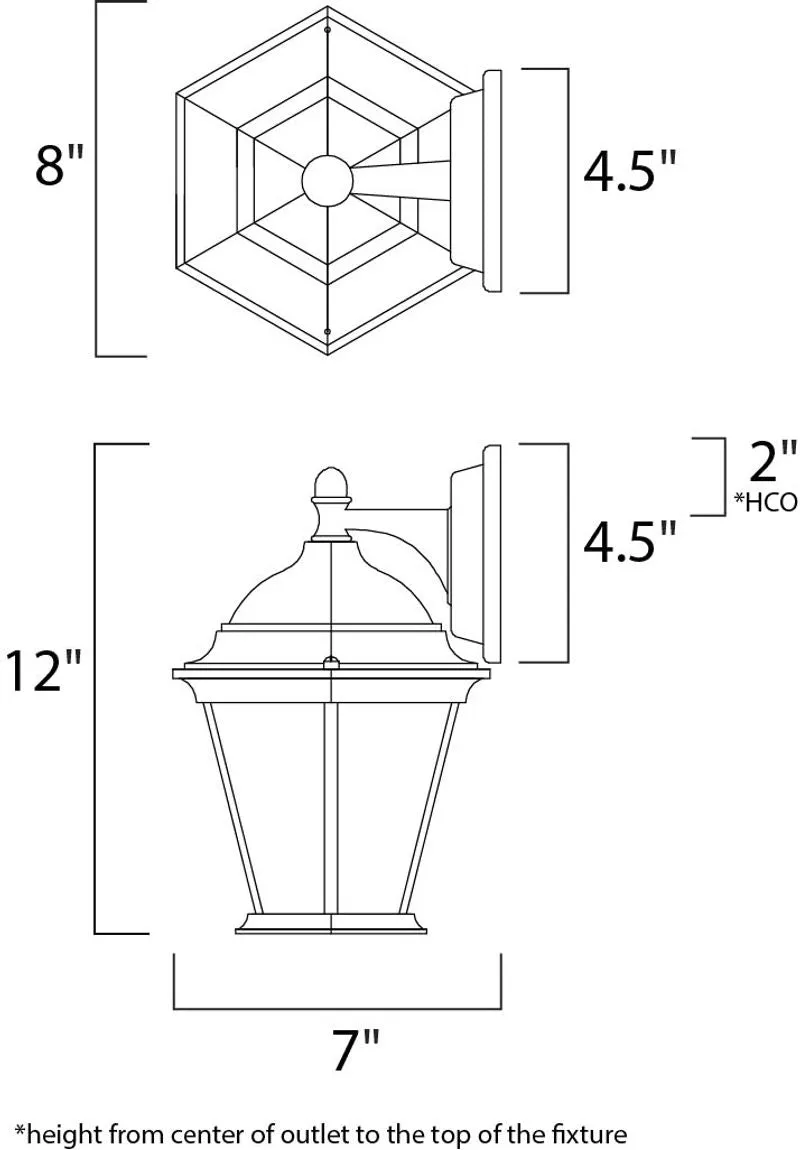 Builder Cast 12" Outdoor Wall Mount