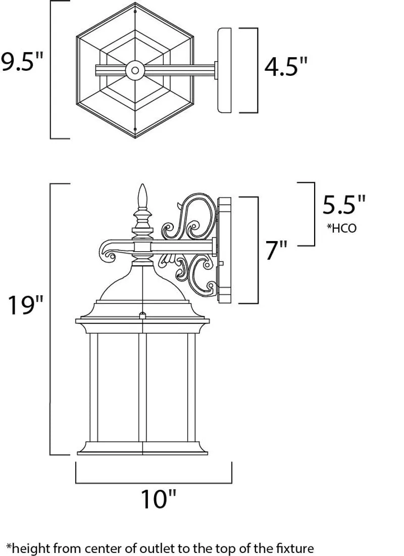 Builder Cast Down Outdoor Wall Mount