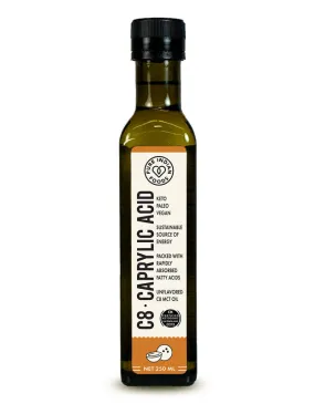 C8 Caprylic Acid (Unflavored MCT Oil)  250 mL