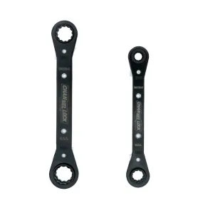 Channellock 841M 2pc Metric Ratcheting Combination Wrench Set