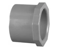 Charlotte Pipe Schedule 80 1-1/2 in. Spigot x 1-1/4 in. Dia. Slip PVC Reducing Bushing, Black PVC 08107 3000HA