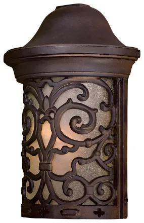 Chelesa Road 1 Light Outdoor Pocket Lantern in Chelesa Bronze