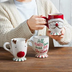 Christmas Pedestal Mugs