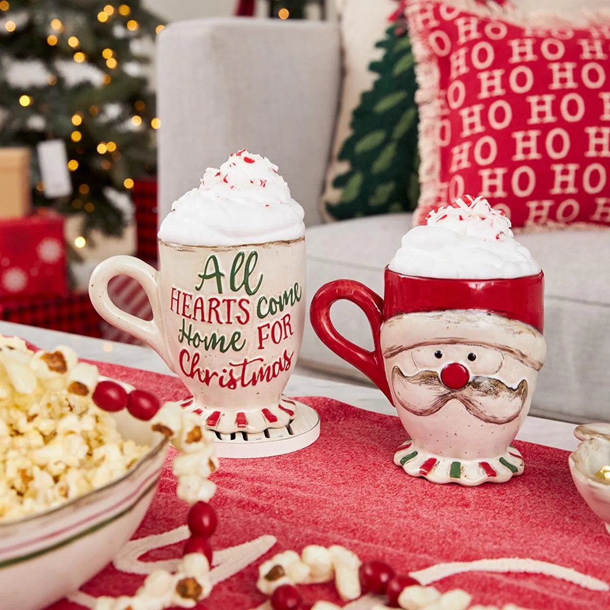 Christmas Pedestal Mugs