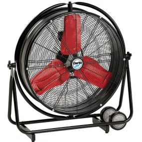 Clarke CAM24R commercial Fan 24" High Output 3-speed Orbital Drum Fan, 230V