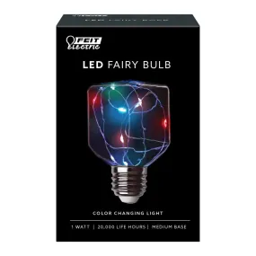 Color Changing Square LED Fairy Bulb FY/SQ/RGB/LED