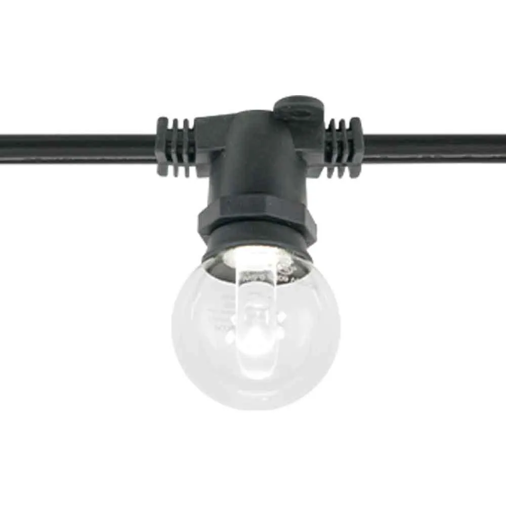 Commercial Grade LED String light, 330 Feet, 330 sockets, Non suspended, E12 Medium Base