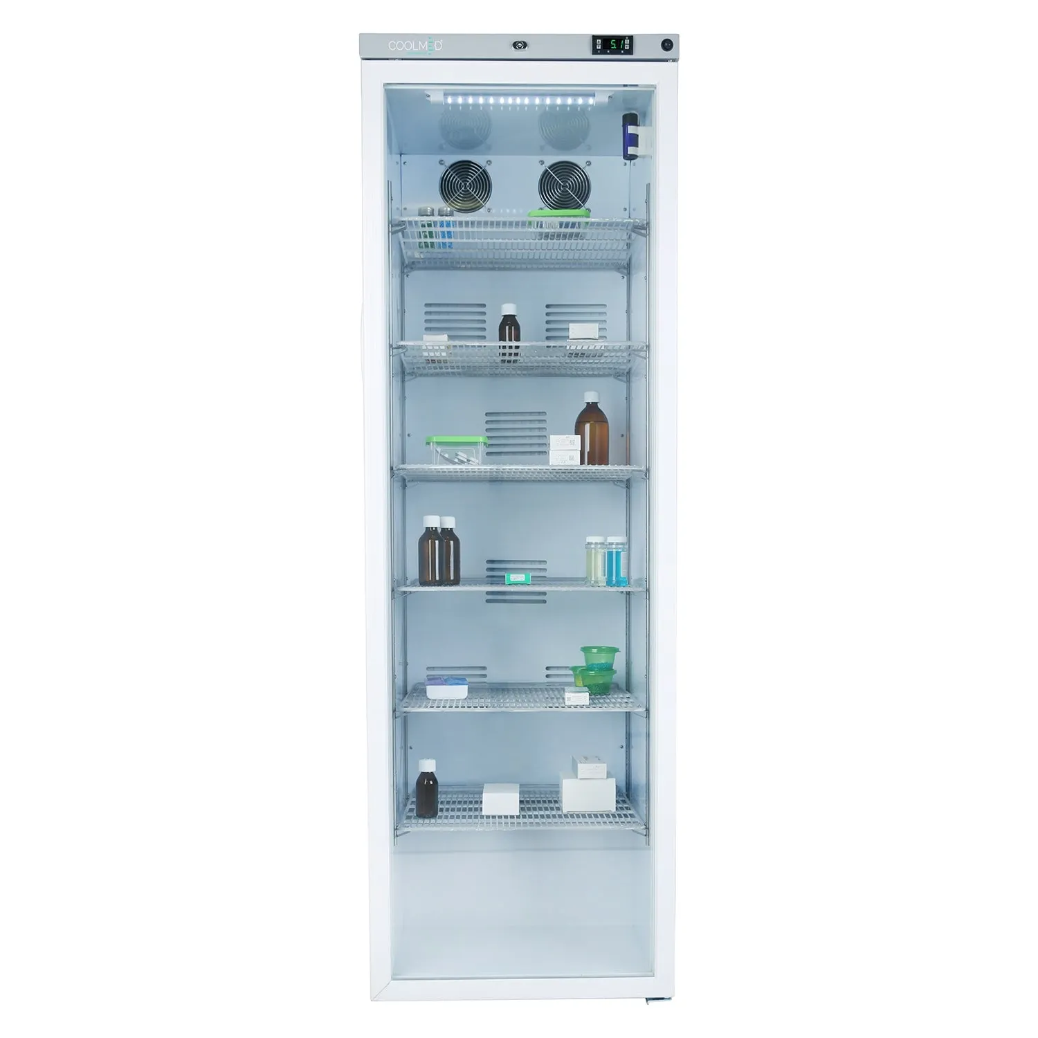 CoolMed Glass Door Refrigerator - 400 Litres - CMG400