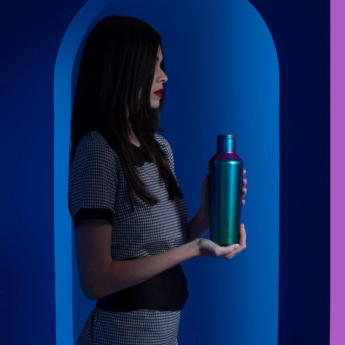 Corkcicle: Iridescent Canteen 475ml - Dragonfly