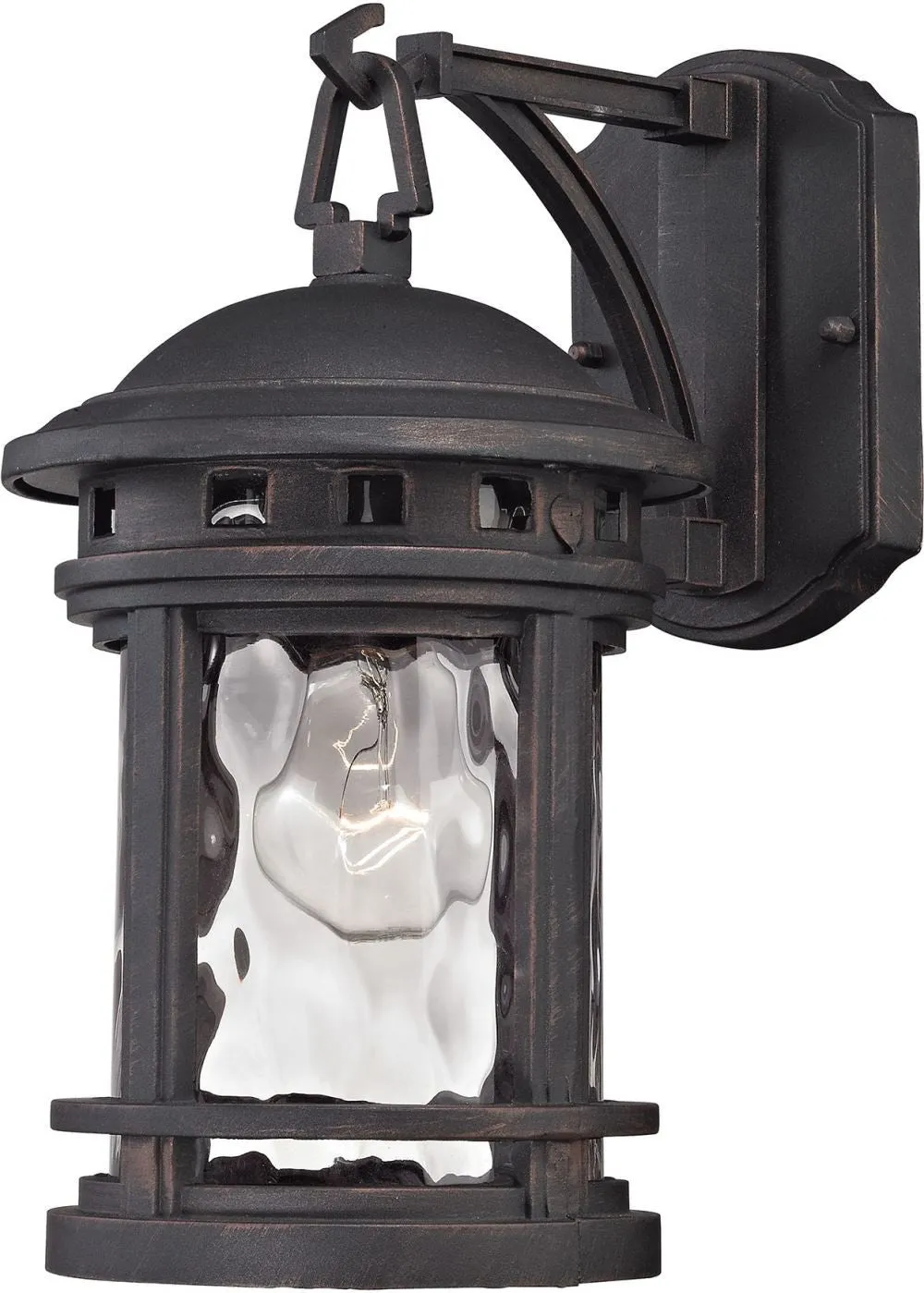 Costa Mesa 1 Light Outdoor Wall Lantern In Weathered Charcoal