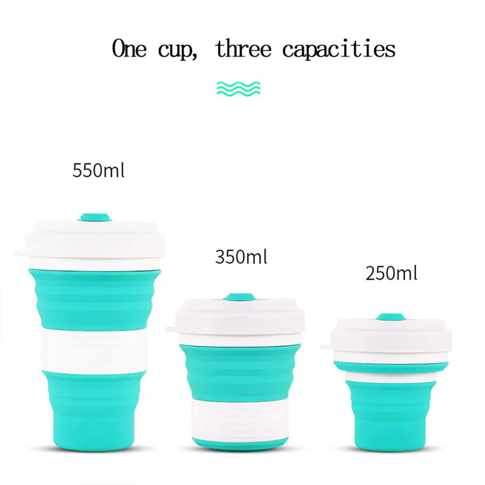 Creative Expandable Silicone Travel Coffee Cup