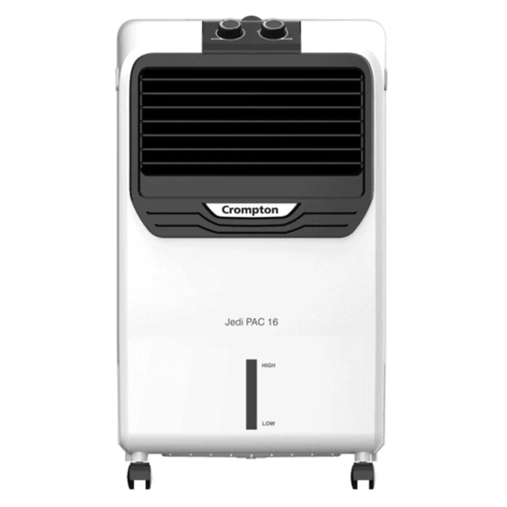 Crompton Jedi PAC16 Personal Air Cooler With Auto Swing Vertical Louvers 16 Litre