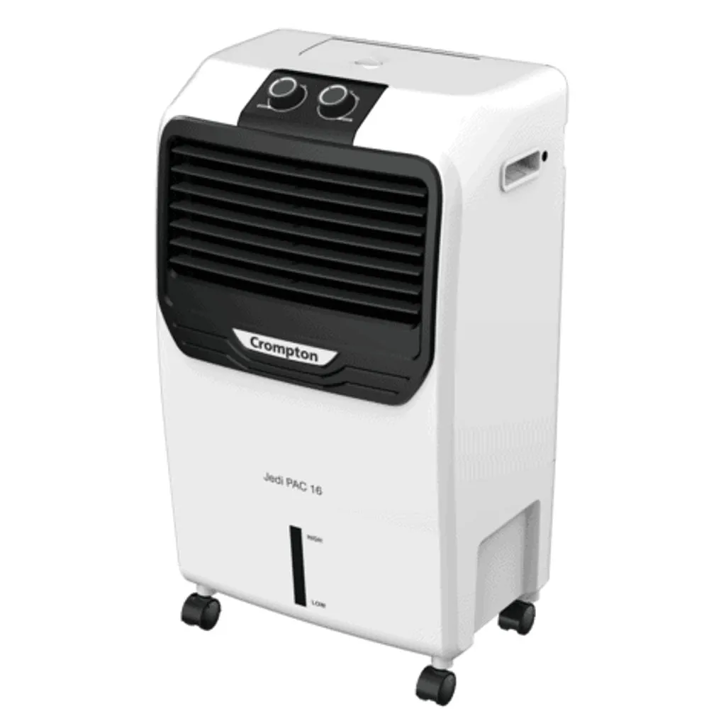 Crompton Jedi PAC16 Personal Air Cooler With Auto Swing Vertical Louvers 16 Litre