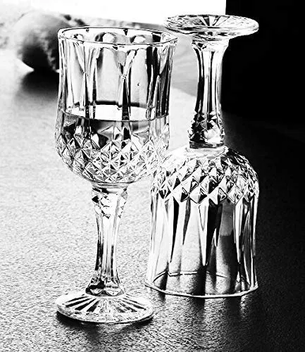 CRYSTAL RAJWADI WINE GLASSES 230ML - PACK OF 2