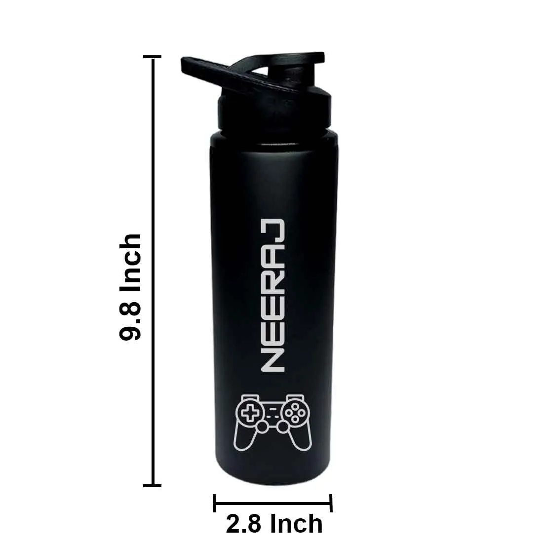 Customized Engraved Water Bottle Stainless Steel for Office - Video Game