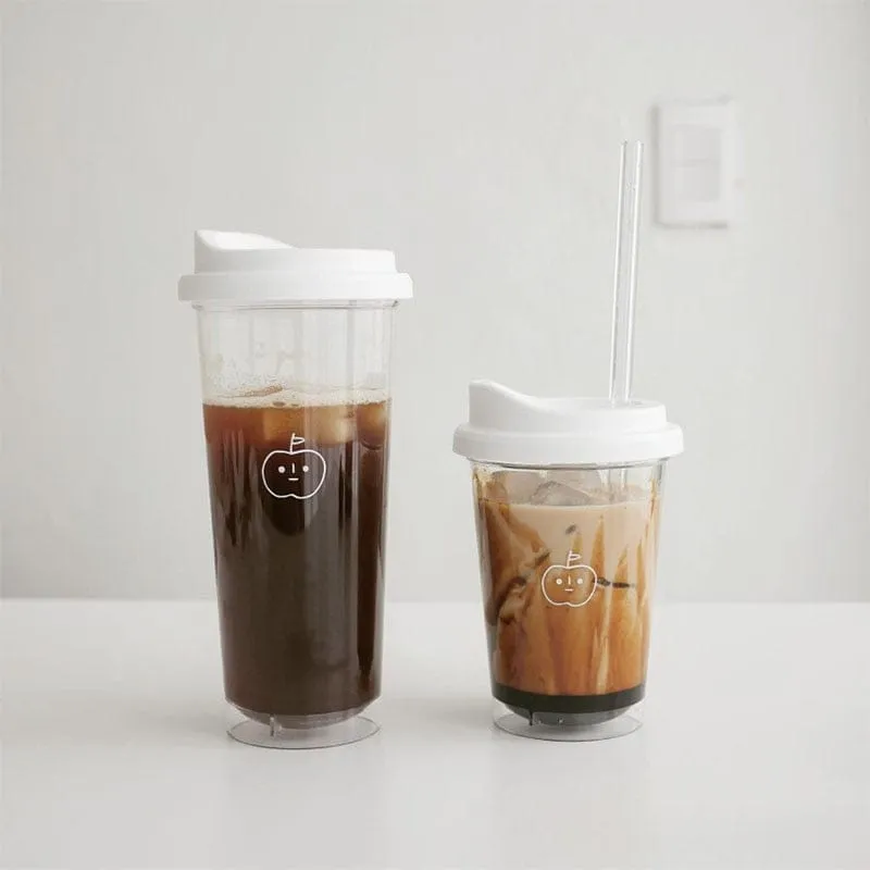 Cute Simple Shoppu Coffee Bottle Cup