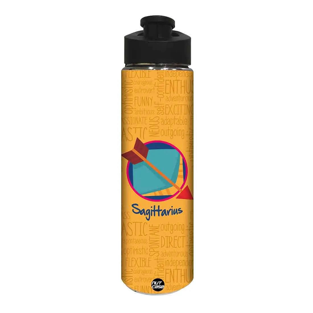 Designer Stainless Steel Water Bottle -  Sagittarius Zodiac Signs