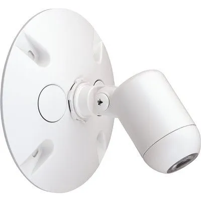 Dual-Lite Led Outdoor Emergency Remote Lighting Single Head White