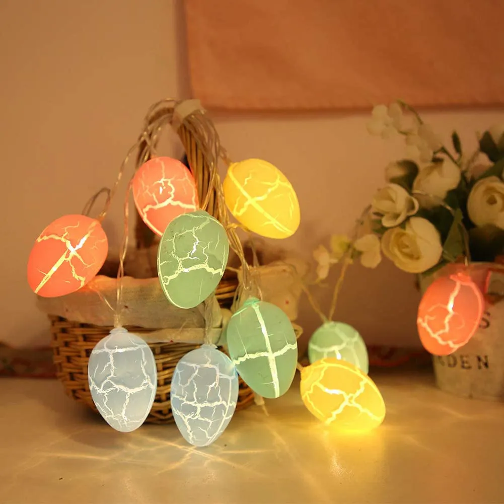 Easter Egg Fairy String Lights Decor for Easter Party Holiday Indoor Outdoor