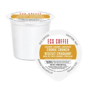 ECS Coffee Coconut Caramel Chocolate Cookie Crunch Single Serve Coffee 24 Pack