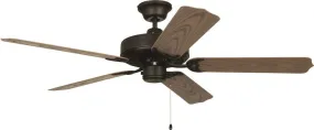 Ellington All-weather 52 In. Aged Bronze Tri-mount Ceiling Fan