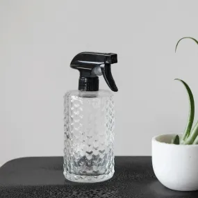 Embossed Glass Spray Bottle