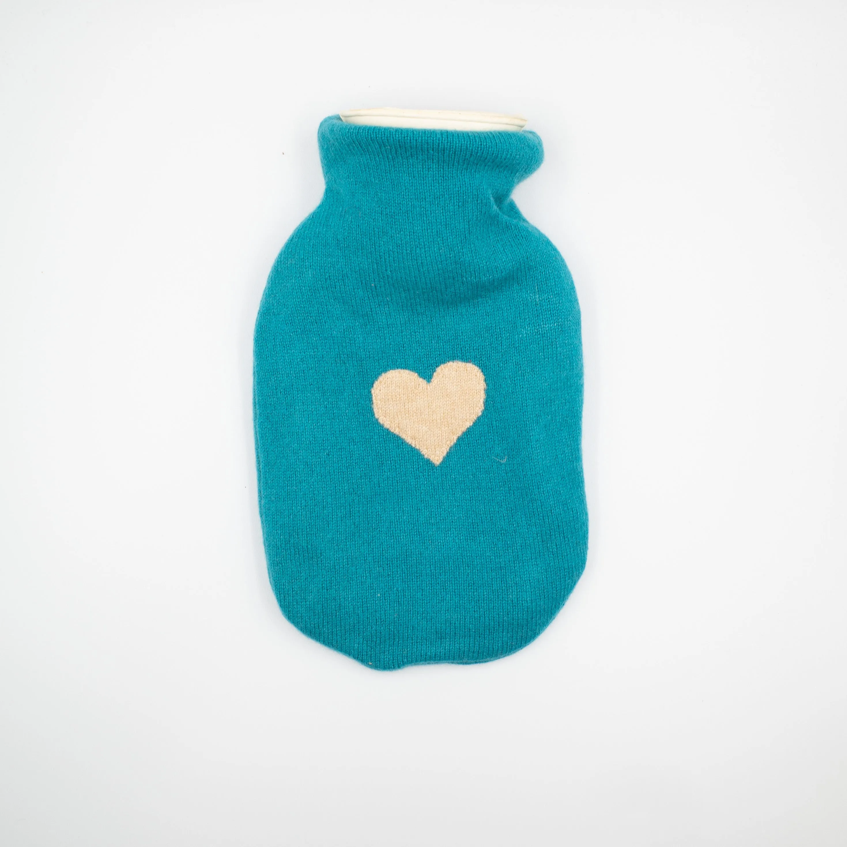 Emerald Green Cashmere Small Hot Water Bottle