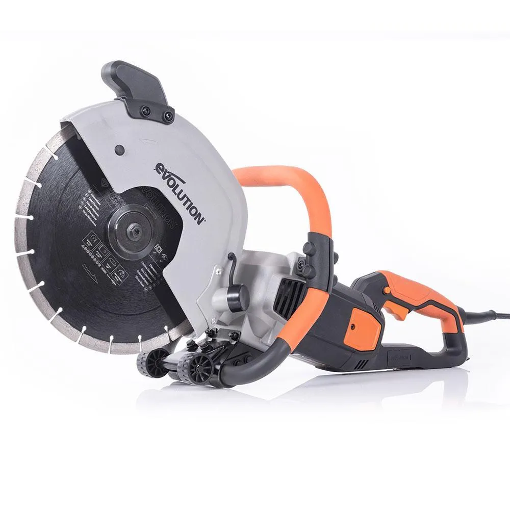 Evolution R300DCT 300mm 12" Electric Disc Cutter, Concrete Saw, with Diamond Blade