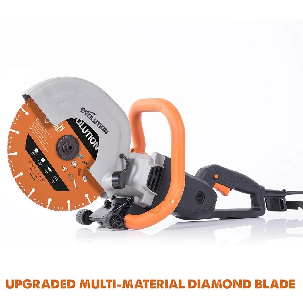 Evolution R300DCT 300mm 12" Electric Disc Cutter, Concrete Saw, with Diamond Blade