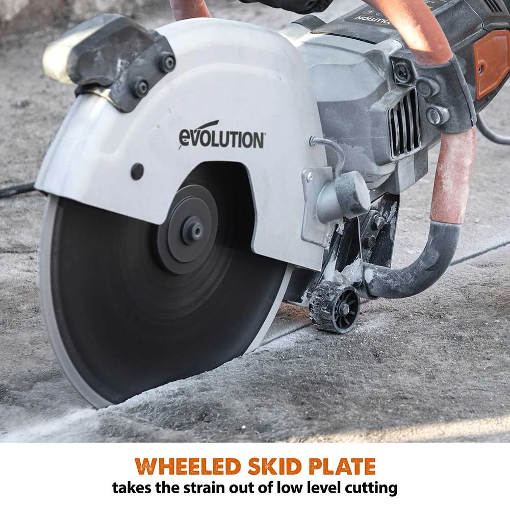 Evolution R300DCT 300mm 12" Electric Disc Cutter, Concrete Saw, with Diamond Blade