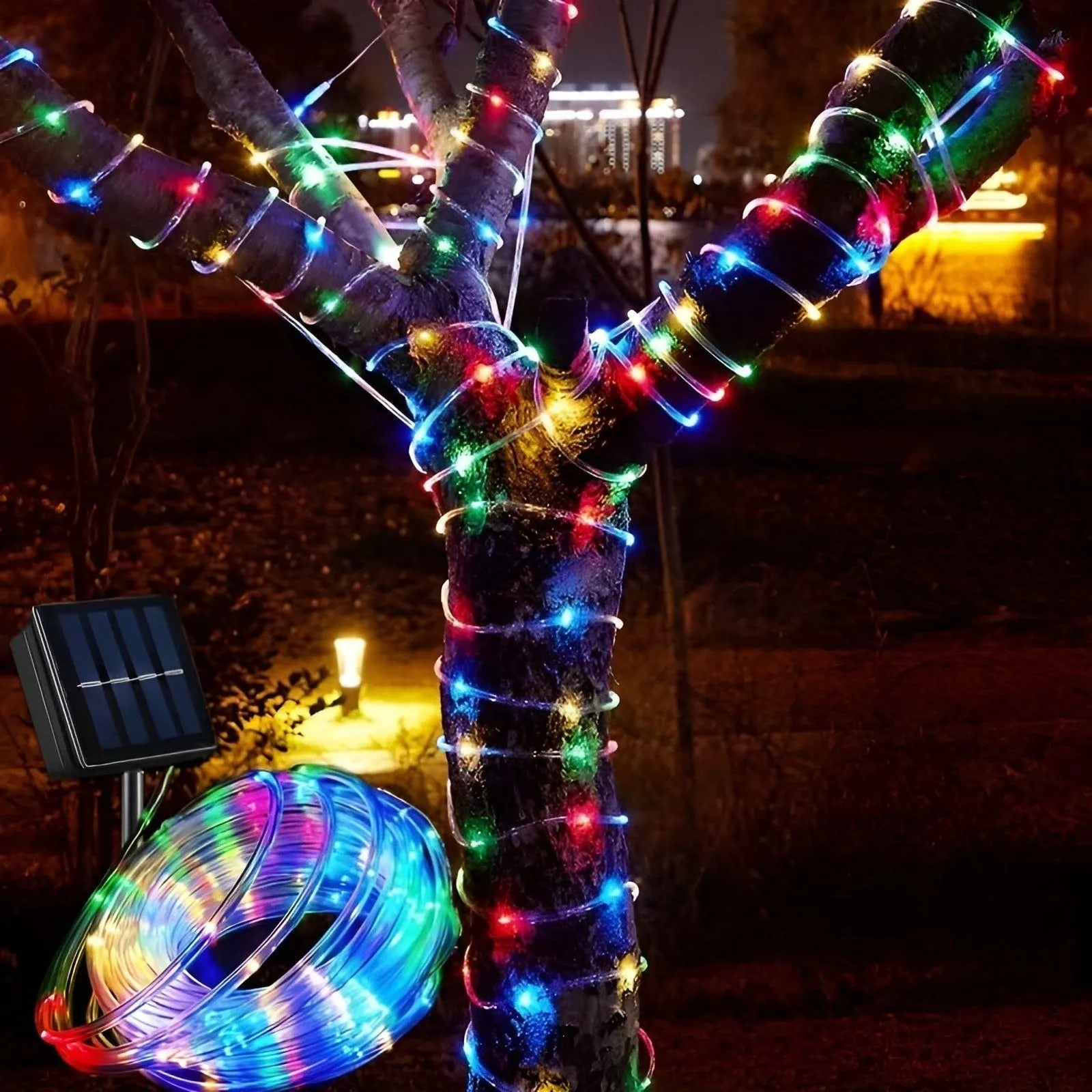 FairyGleam Light - Solarbetriebene Garten Lichterkette LED für Außenbereich