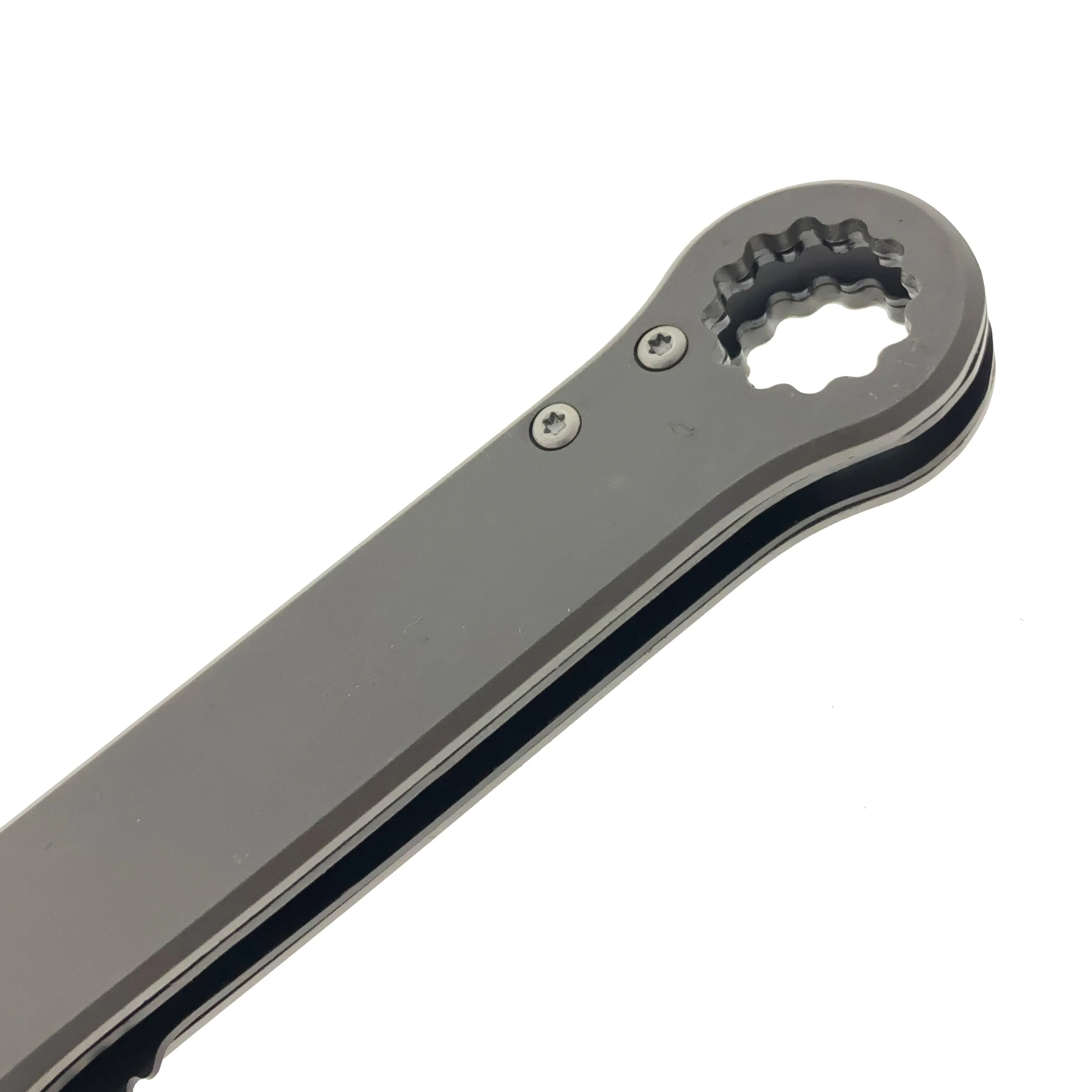 Falcon 7.75" Gray Spring Assisted Knife with 12 mm Wrench Function