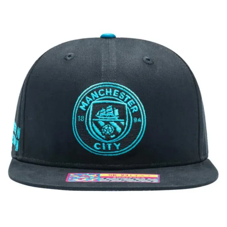 Fan Ink Collection Manchester City Locale Snapback Hat