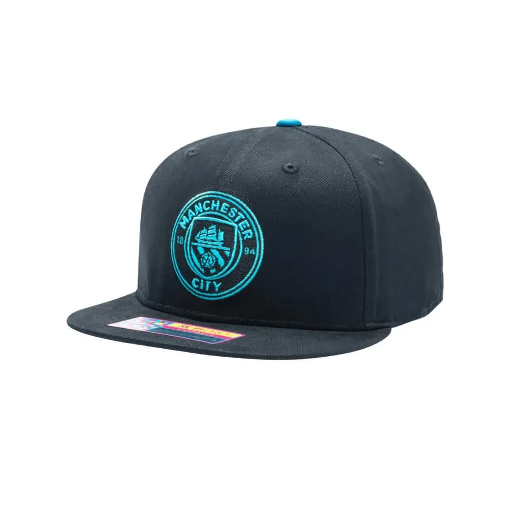 Fan Ink Collection Manchester City Locale Snapback Hat