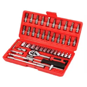 Flex Head Ratcheting Metric Wrench Set