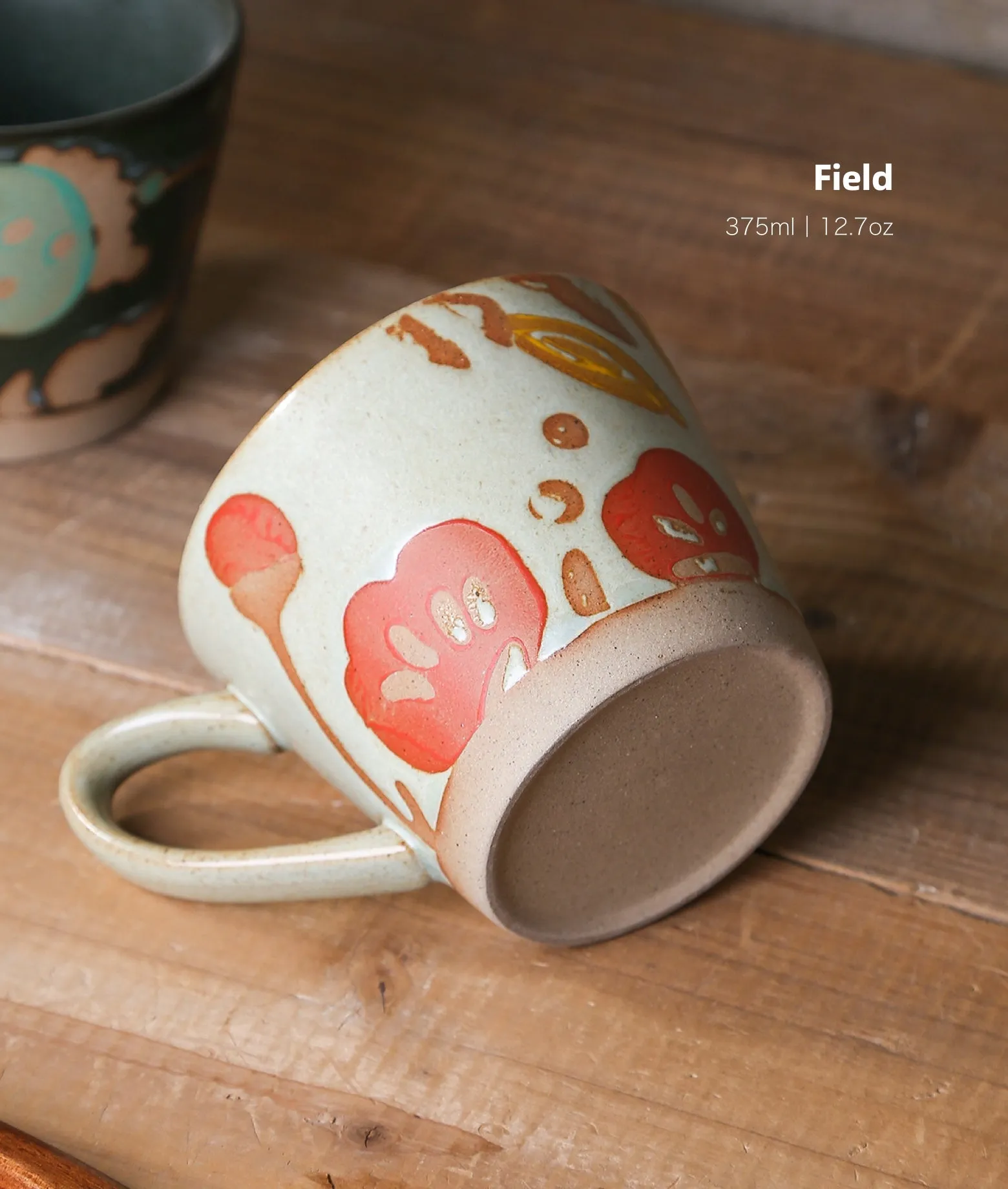 FLORA Ceramic Mug 375ml / 12.7oz