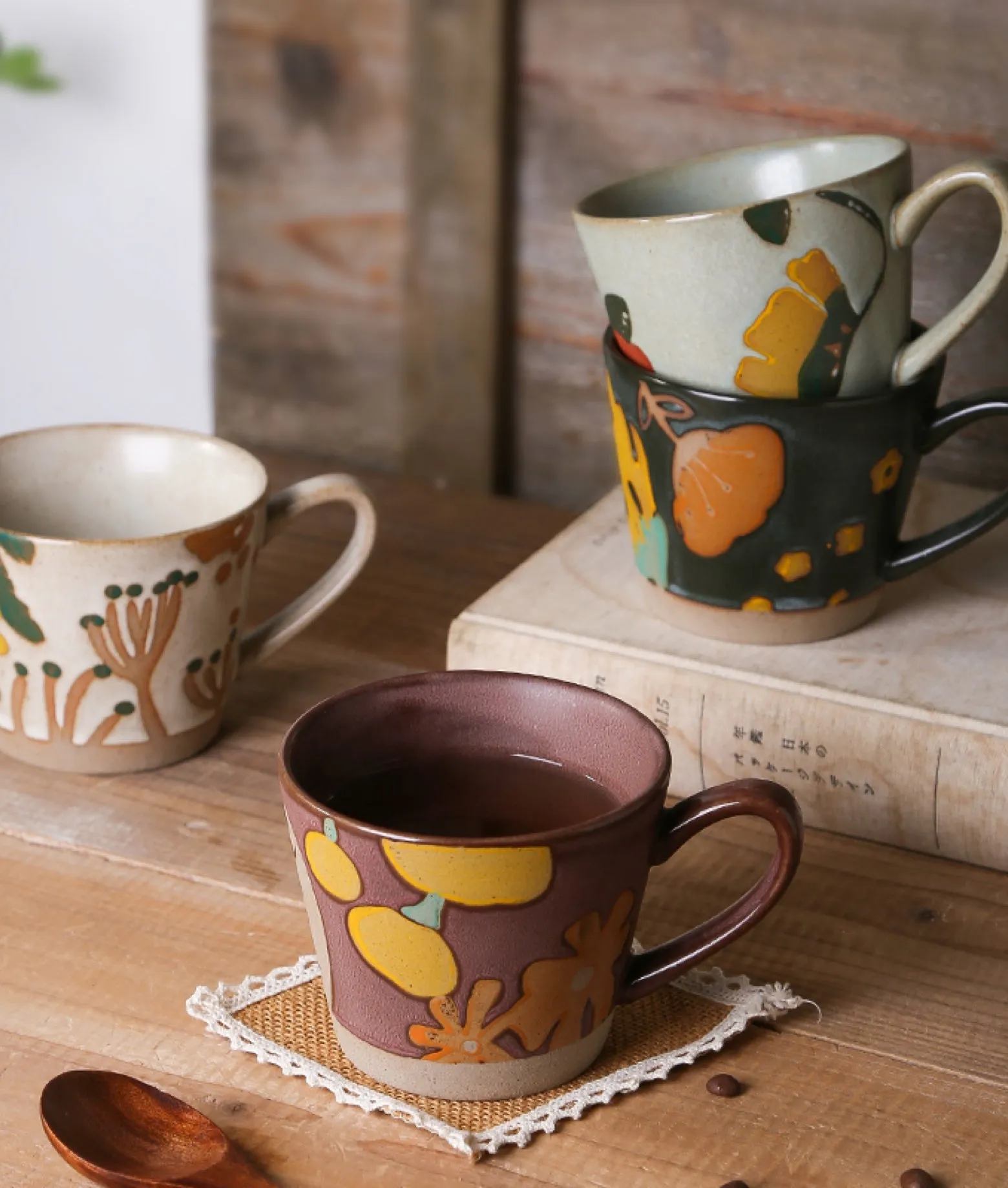 FLORA Ceramic Mug 375ml / 12.7oz