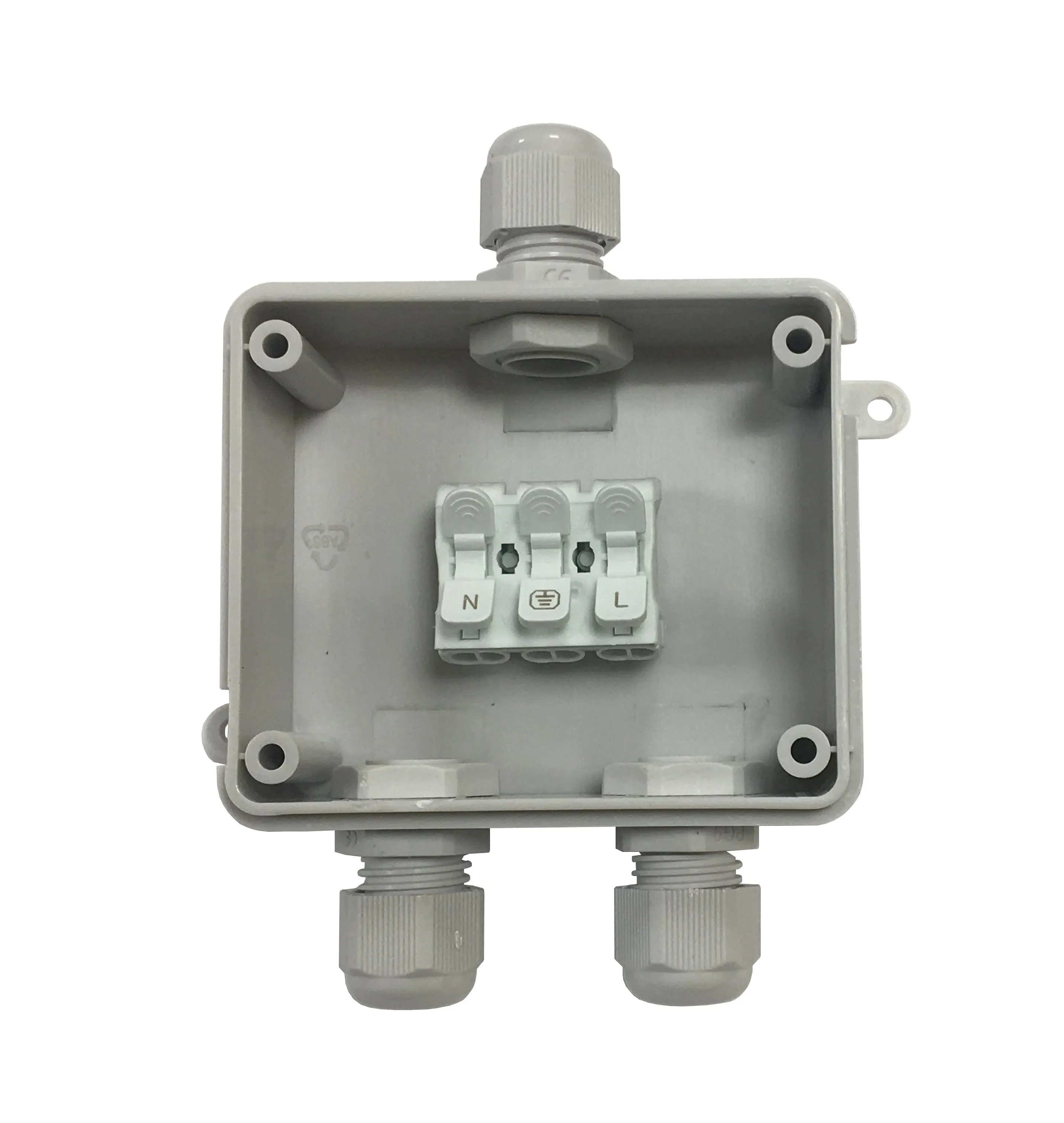 FluxTech - IP66 Outdoor Waterproof 3 Way Cable Connectors Junction Box