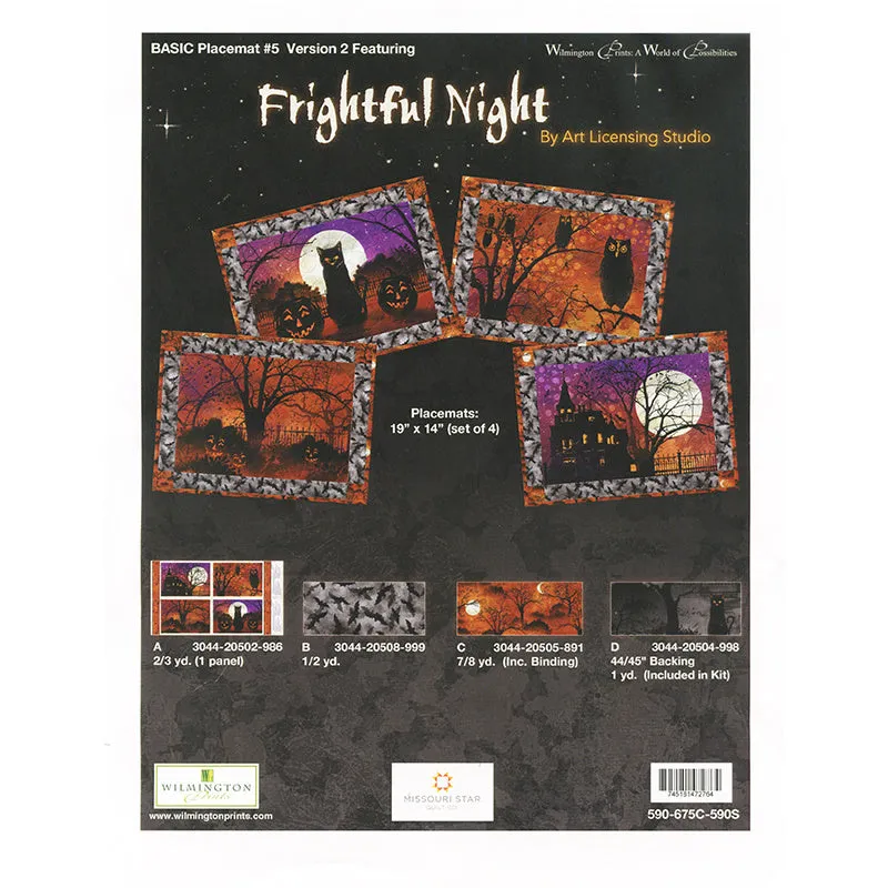 Frightful Night Place Mats Kit