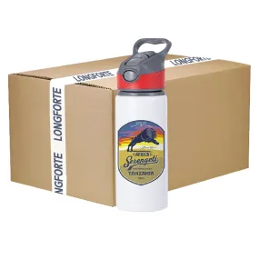 FULL CARTON - 50 x EXPLORER Water Bottles - 650ml - RED