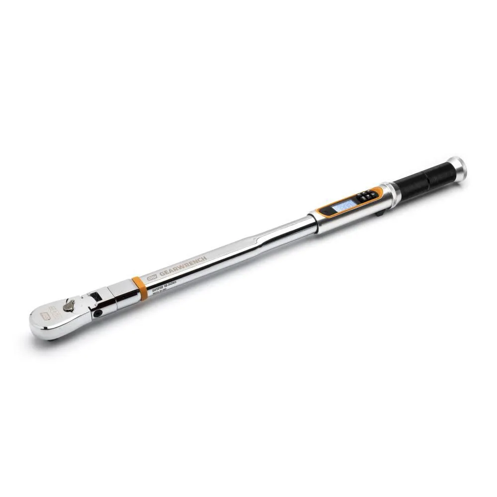 GEARWRENCH 1/2in Drive 120XP Flex Head Electronic Torque Wrench with Angle