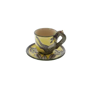 Giraffe Leo Espresso Cup||The Ardmore Collection||Fine Ceramic Art