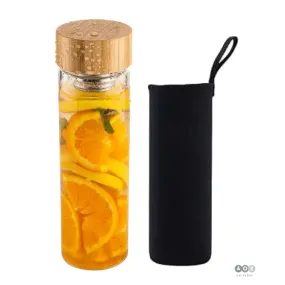 Glass Bottles 1000ml ,Bamboo Big Lid