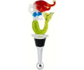 Glass Mermaid Bottle Stopper