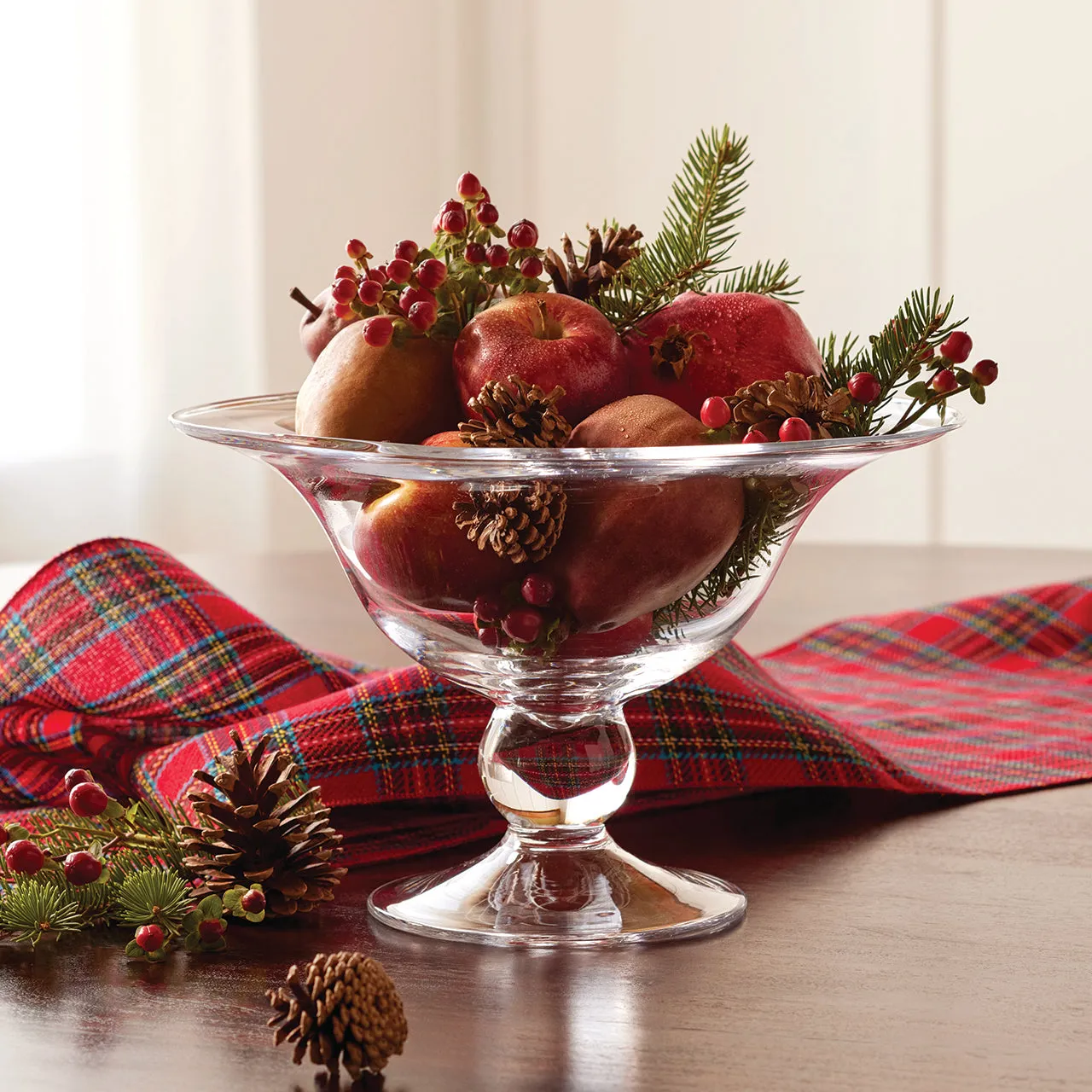 Glass Pedestal Bowl