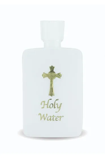 Gold Stamped 4oz  Holy Water Bottle - TA1960